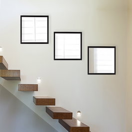 Wallity Juego de Espejos Decorativos SETAYNA_066 (3 Piezas)